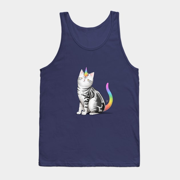 Unicorn Cat Tank Top by BastetLand